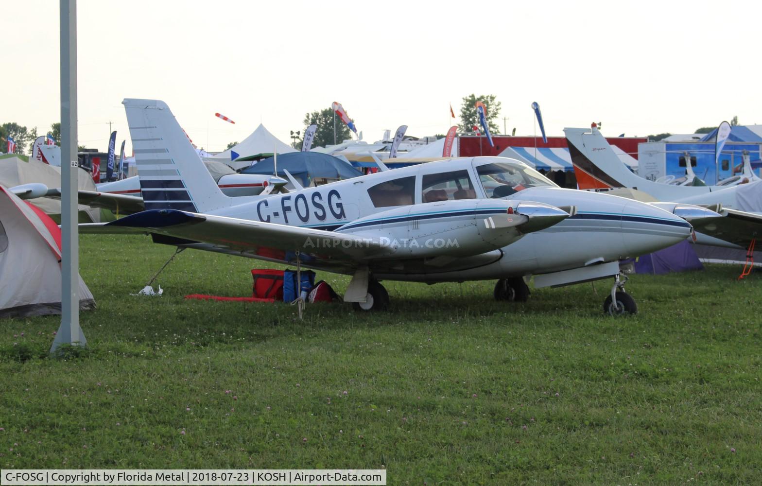 C-FOSG, 1965 Piper PA-30-160 Twin Comanche Twin Comanche C/N 30-873, Air Venture 2018