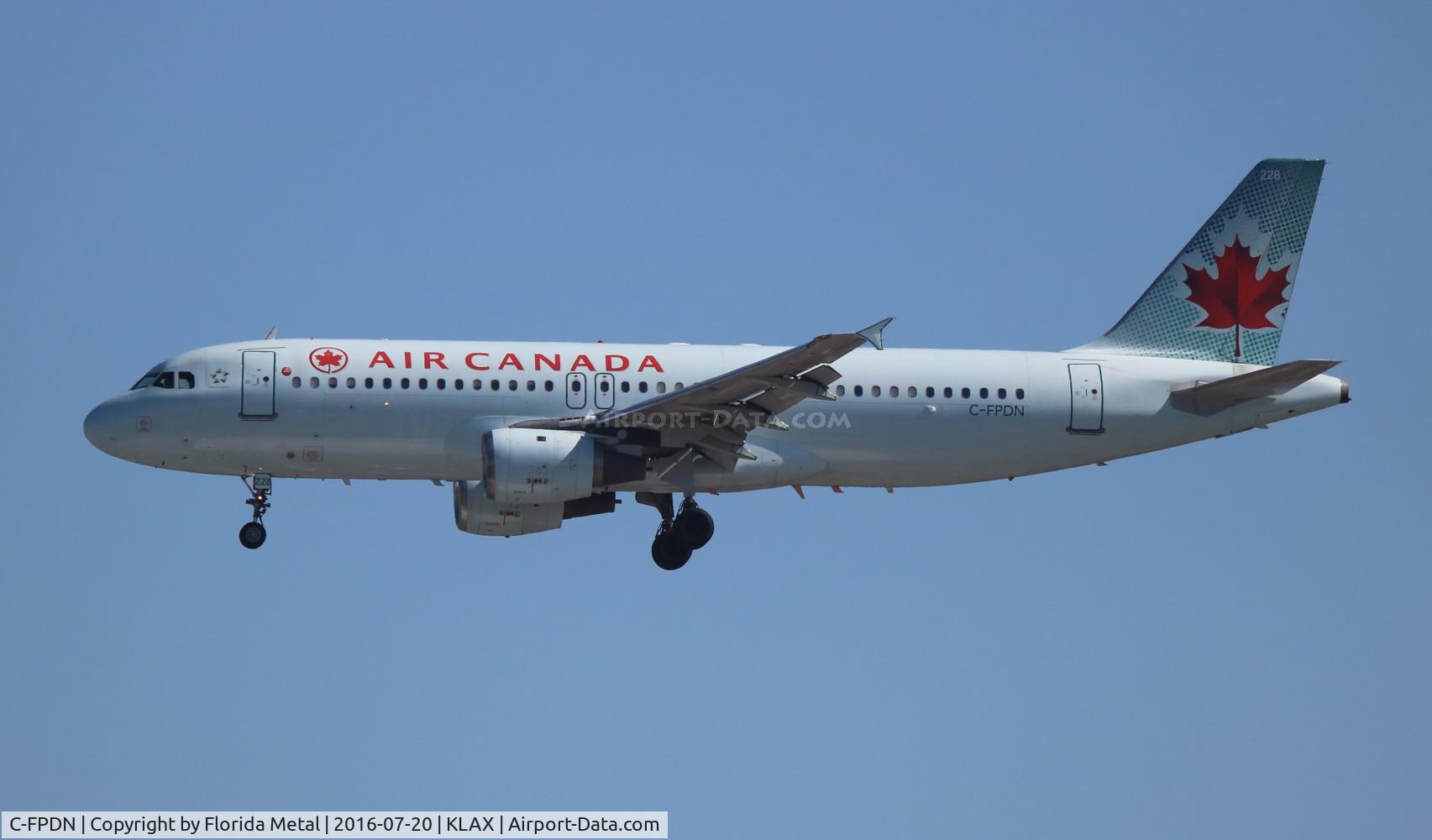 C-FPDN, 1992 Airbus A320-211 C/N 341, LAX spotting