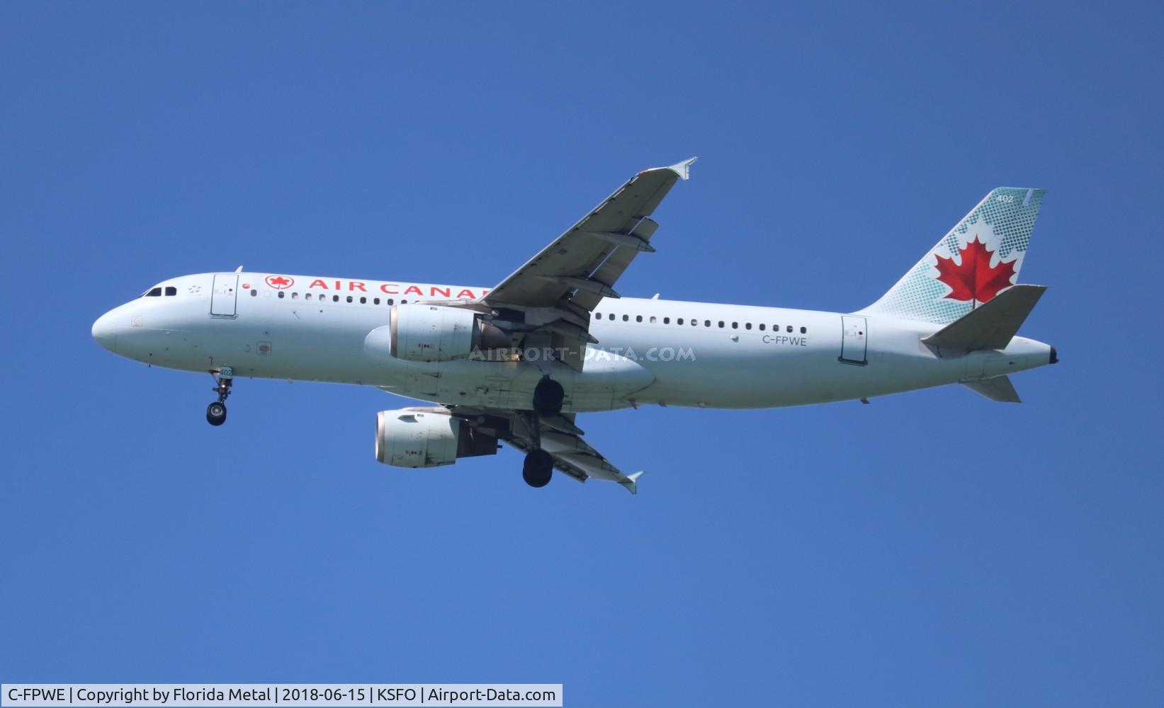 C-FPWE, 1991 Airbus A320-211 C/N 175, SFO spotting