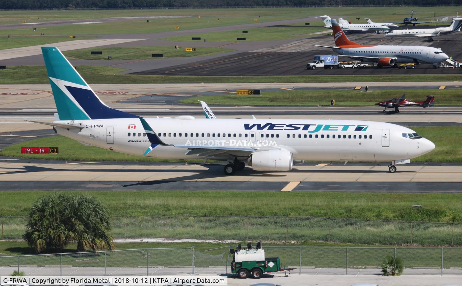 C-FRWA, 2012 Boeing 737-8CT C/N 39085, TPA spotting