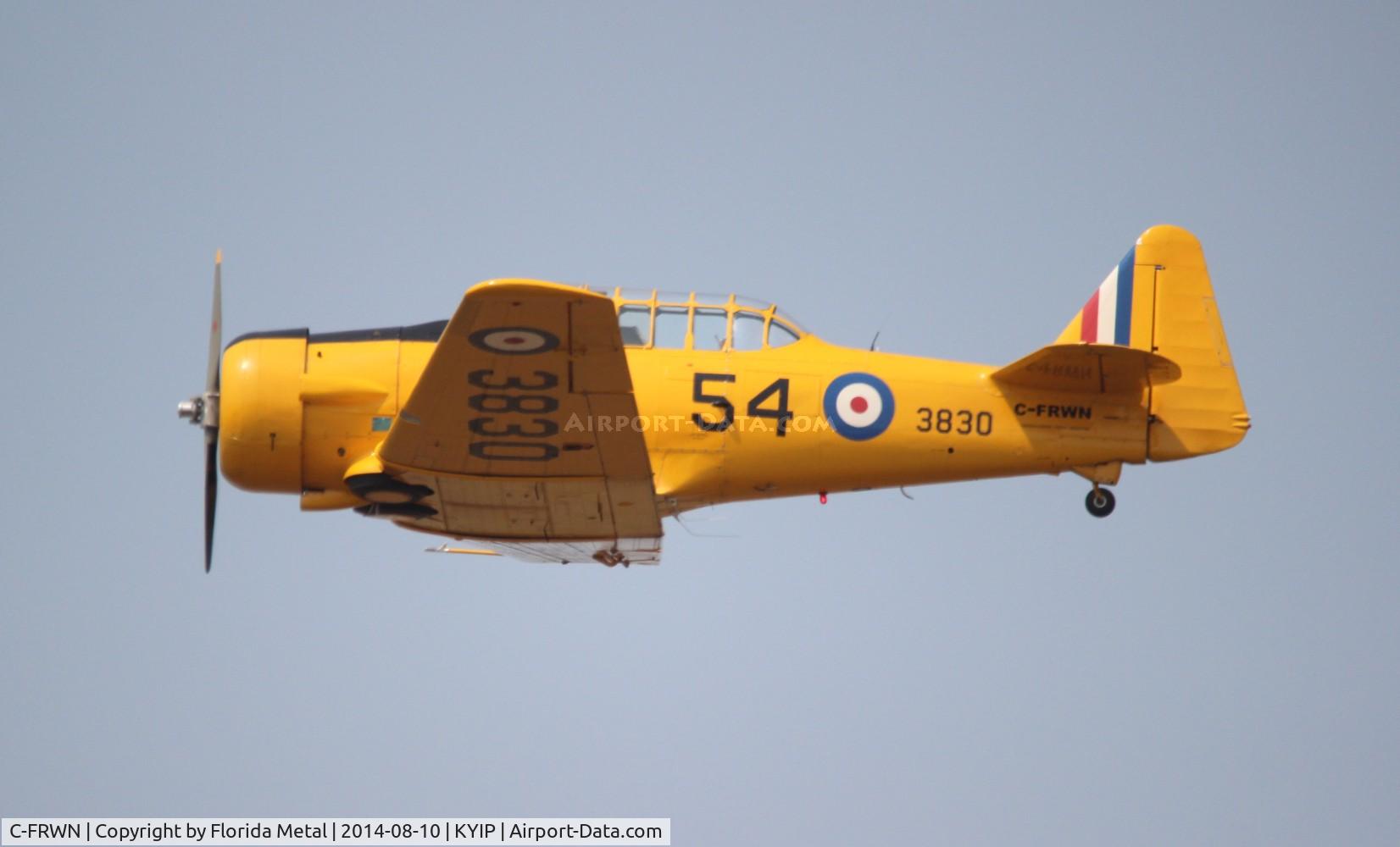 C-FRWN, 1942 Noorduyn AT-16 Harvard II C/N 81-4097, Thunder Over Michigan 2014