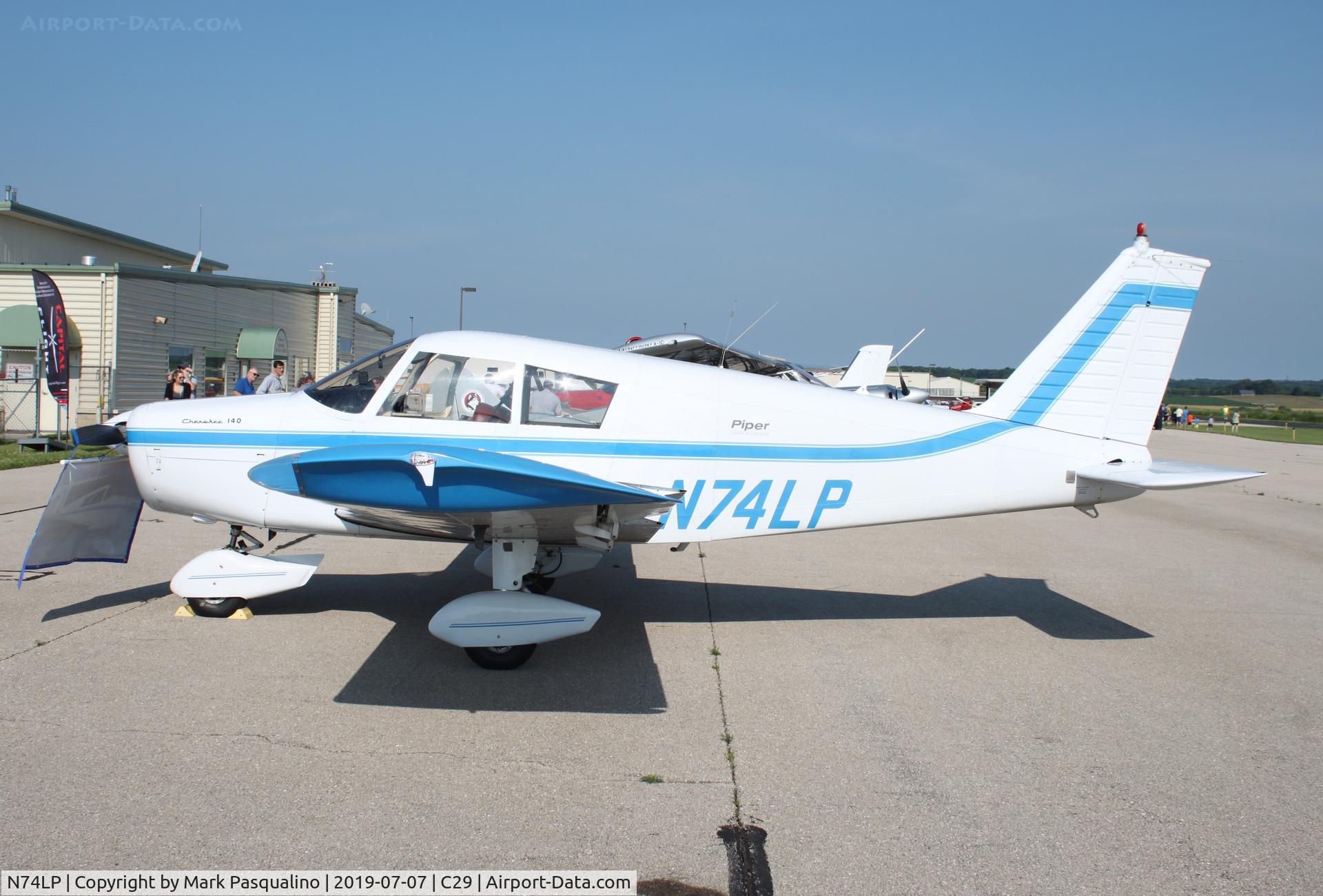 N74LP, 1968 Piper PA-28-140 C/N 28-25196, Piper PA-28-140