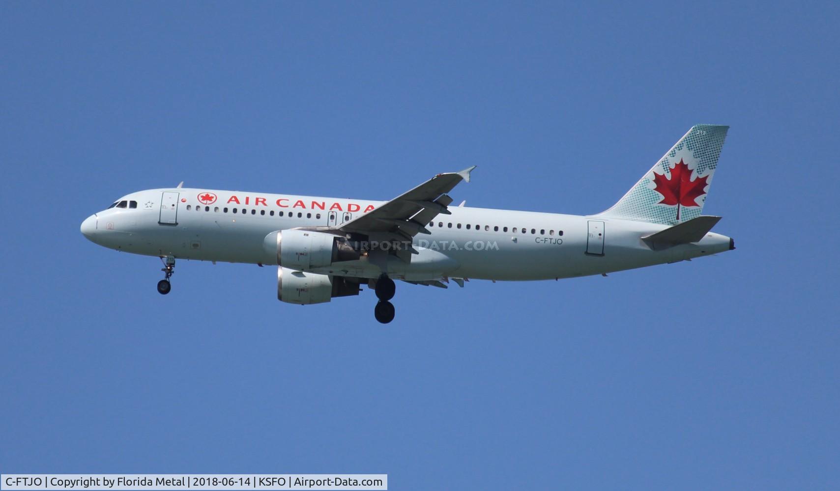 C-FTJO, 1991 Airbus A320-211 C/N 183, SFO spotting
