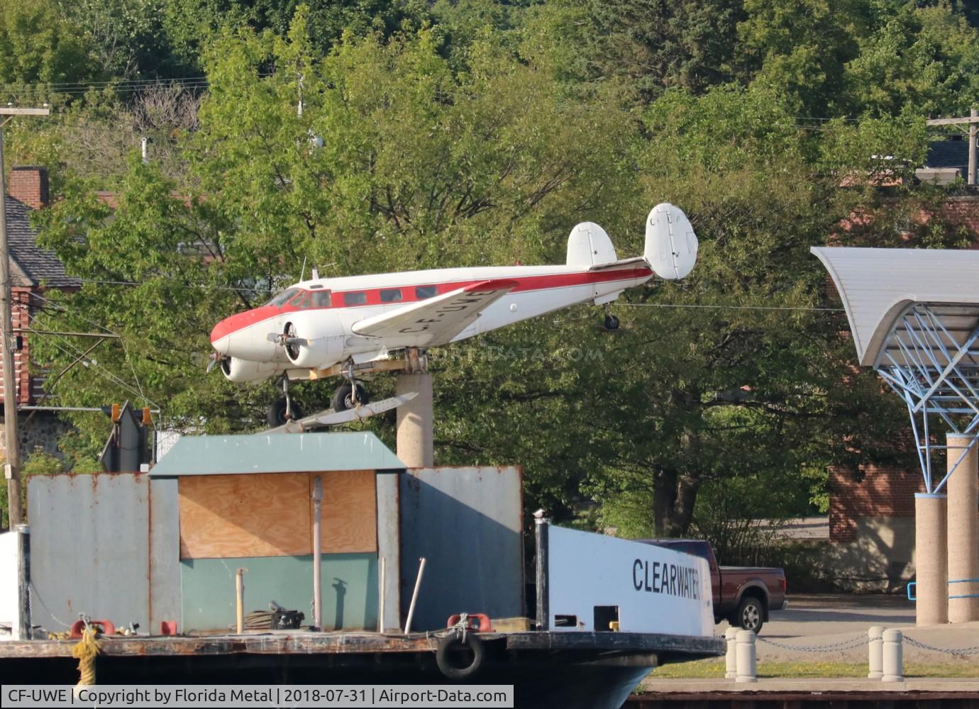 CF-UWE, 1944 Beech UC-45F C/N 8034, UC-45 Sault Ste Marie Ont