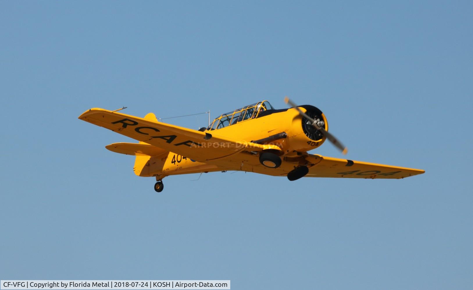 CF-VFG, 1952 Canadian Car & Foundry T-6 Harvard Mk.4 C/N CCF4-195, Air Venture 2018