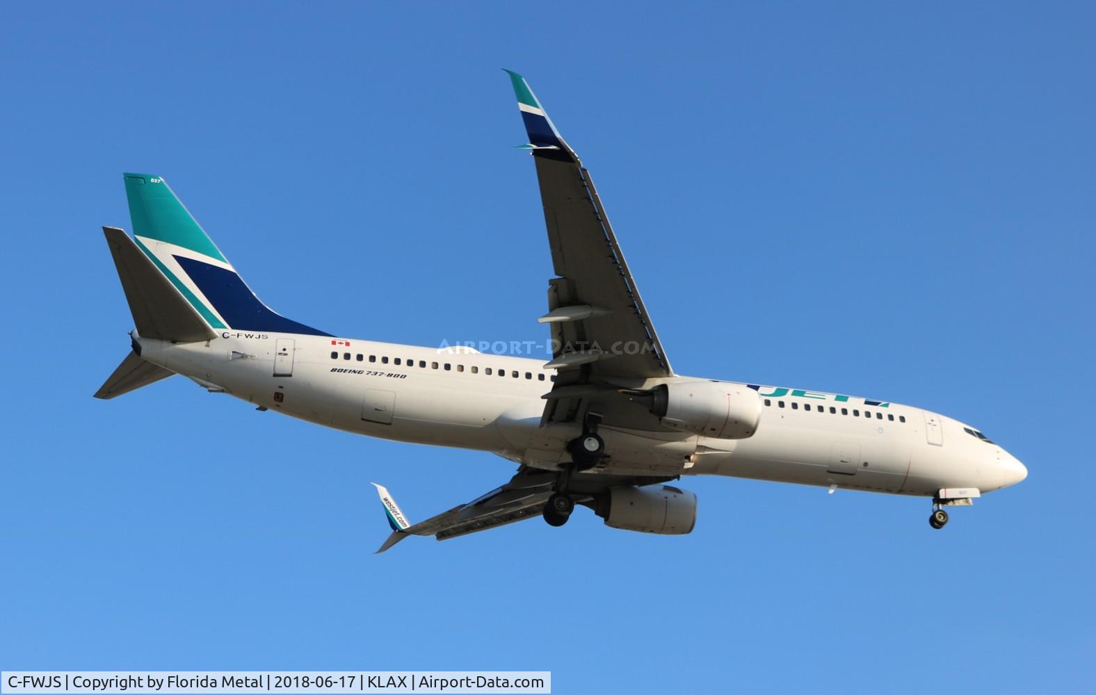 C-FWJS, 2014 Boeing 737-8CT C/N 39076, LAX spotting