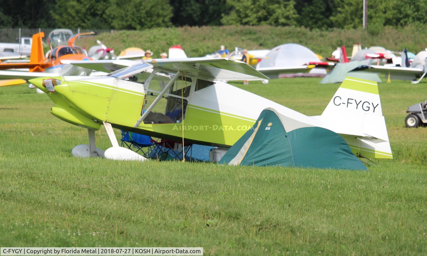 C-FYGY, 1971 Wittman W-8 Tailwind C/N 0102 54, Tailwind