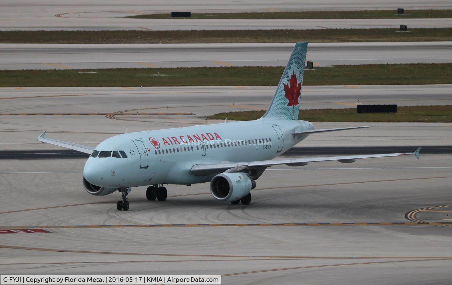 C-FYJI, 1997 Airbus A319-114 C/N 682, MIA spotting
