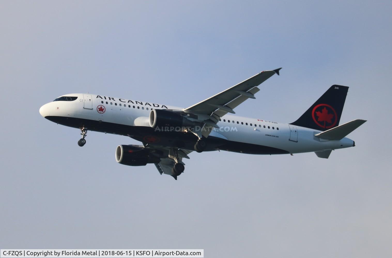C-FZQS, 2003 Airbus A320-214 C/N 2145, SFO spotting