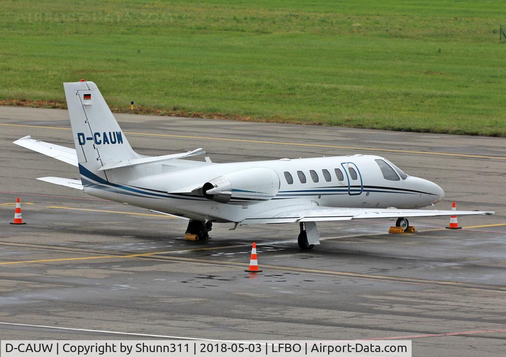 D-CAUW, 2001 Cessna 560 Citation Encore C/N 560-0578, Parked at the General Aviation area...