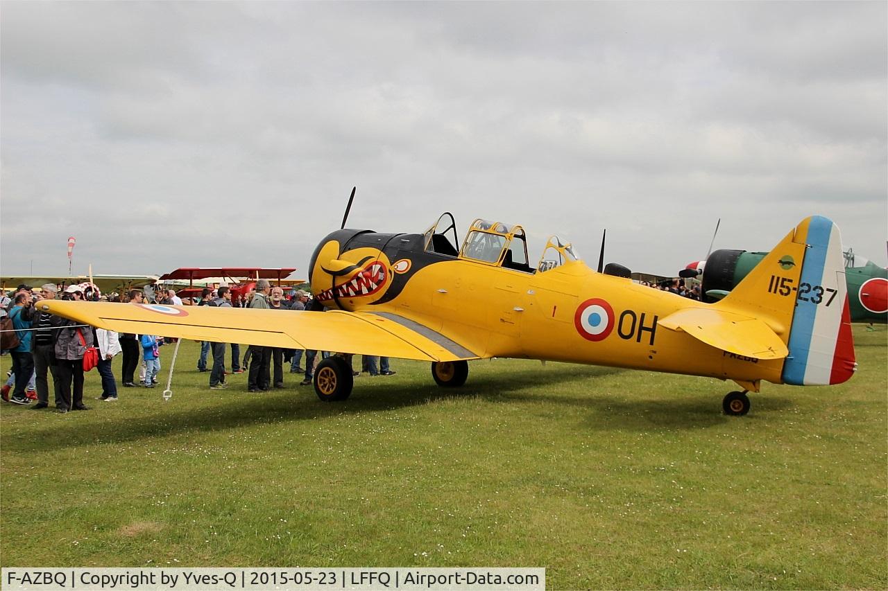 F-AZBQ, North American T-6G Texan C/N 182-535, North American T-6G Texan, Static display, La Ferté-Alais Airfield (LFFQ) Air show 2015