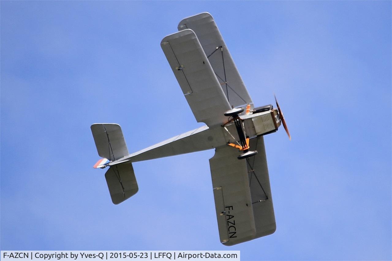 F-AZCN, Royal Aircraft Factory SE-5A Replica C/N 02, Royal Aircraft Factory SE-5A Replica, On display, La Ferté-Alais Airfield (LFFQ) Air show 2015