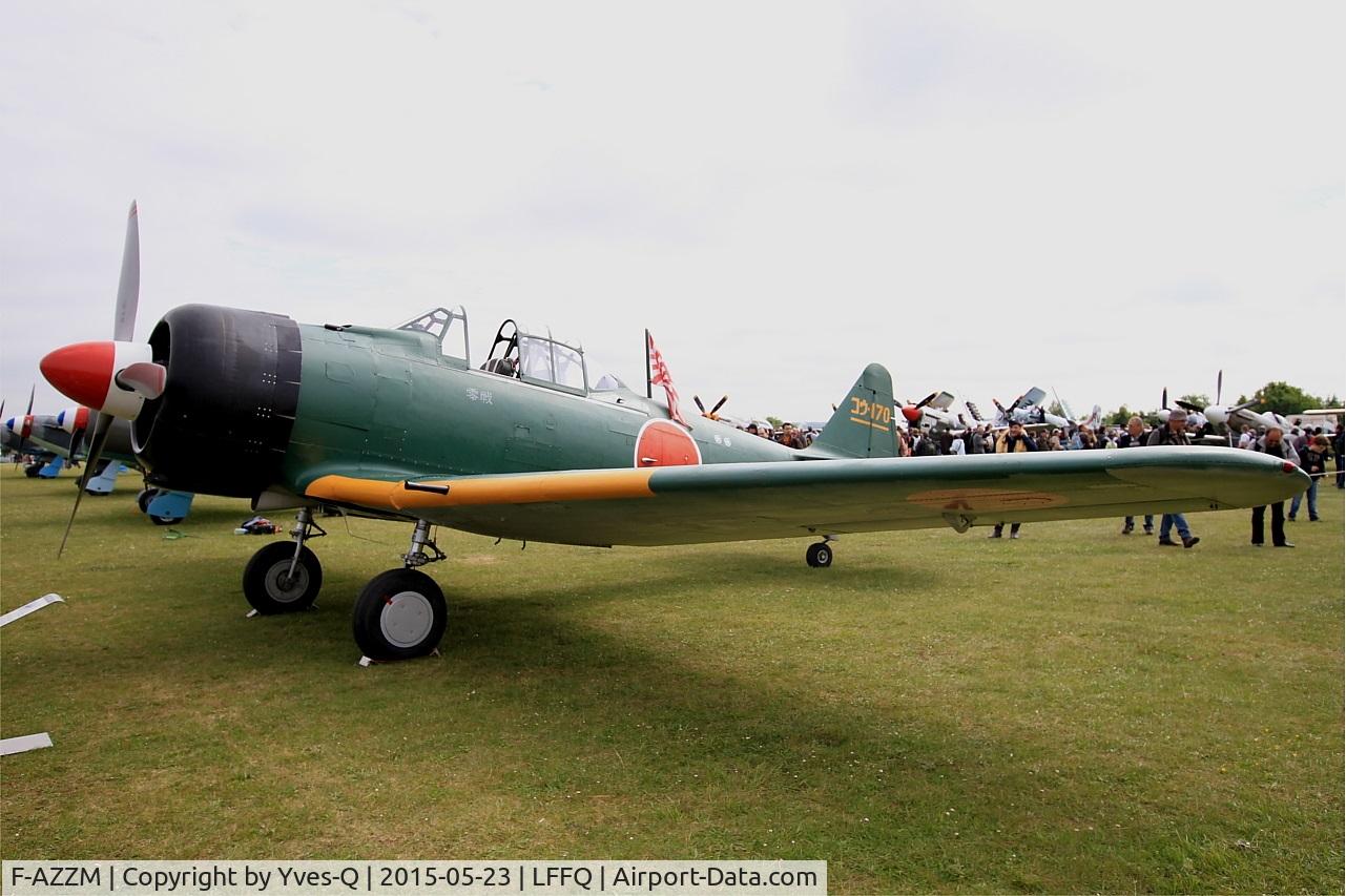 F-AZZM, 2000 North American AT-6B Texan C/N SA-32, North American AT-6B Texan, Static display, La Ferté-Alais airfield (LFFQ) Air show 2015