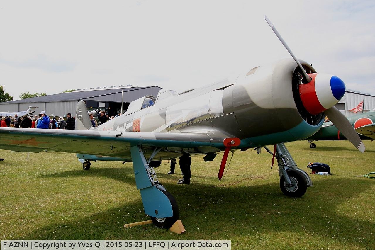 F-AZNN, Yakovlev Yak-11 C/N 25 III/05, Yakovlev YAK-11, Static display, La Ferté-Alais airfield (LFFQ) Airshow 2015