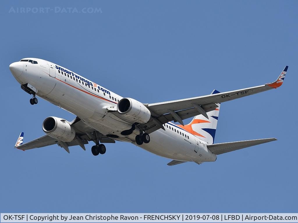 OK-TSF, 2008 Boeing 737-8GJ C/N 37360, Smartwings QS2495 from Heraklion (HER)