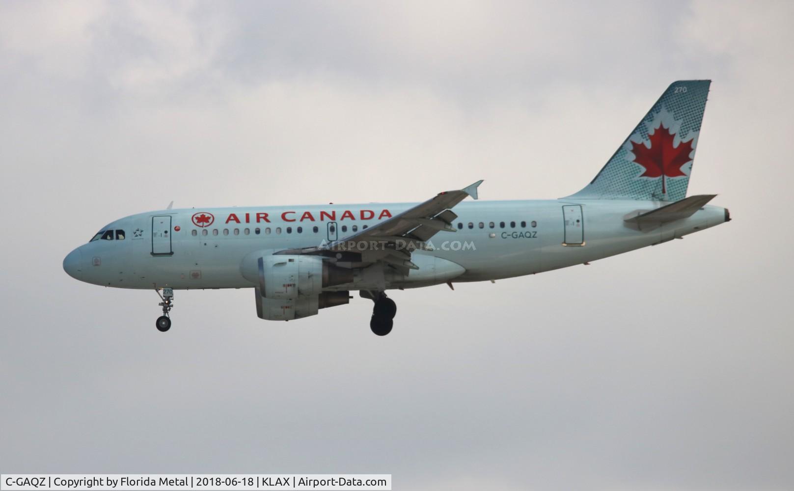 C-GAQZ, 1997 Airbus A319-114 C/N 740, LAX spotting