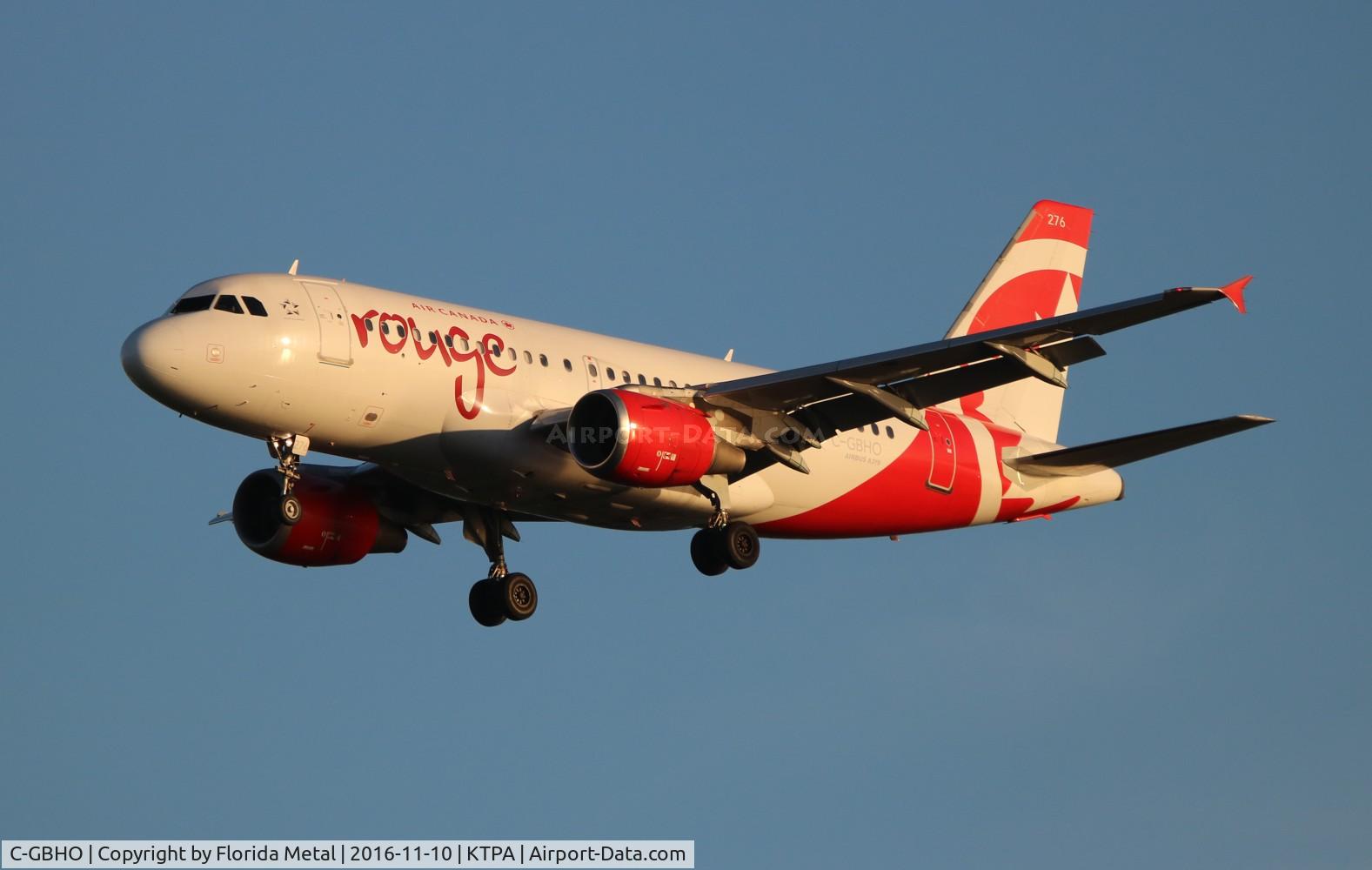 C-GBHO, 1998 Airbus A319-114 C/N 779, TPA spotting