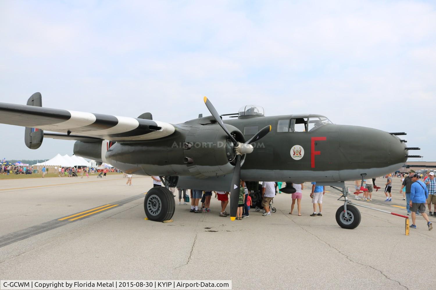 C-GCWM, 1945 North American B-25J Mitchell Mitchell C/N 108-47734, Thunder Over Michigan 2015