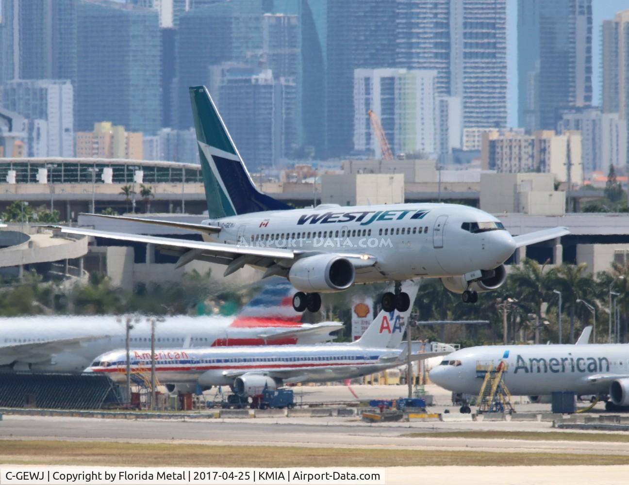 C-GEWJ, 2006 Boeing 737-6CT C/N 35571, MIA spotting