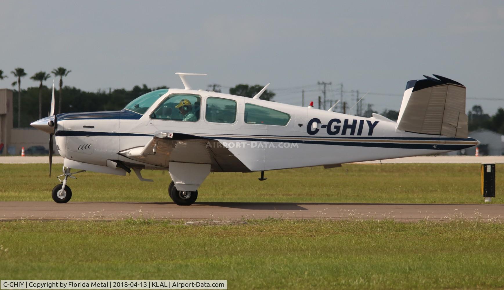 C-GHIY, 1979 Beech V35B Bonanza C/N D-10303, Sun N Fun 2018
