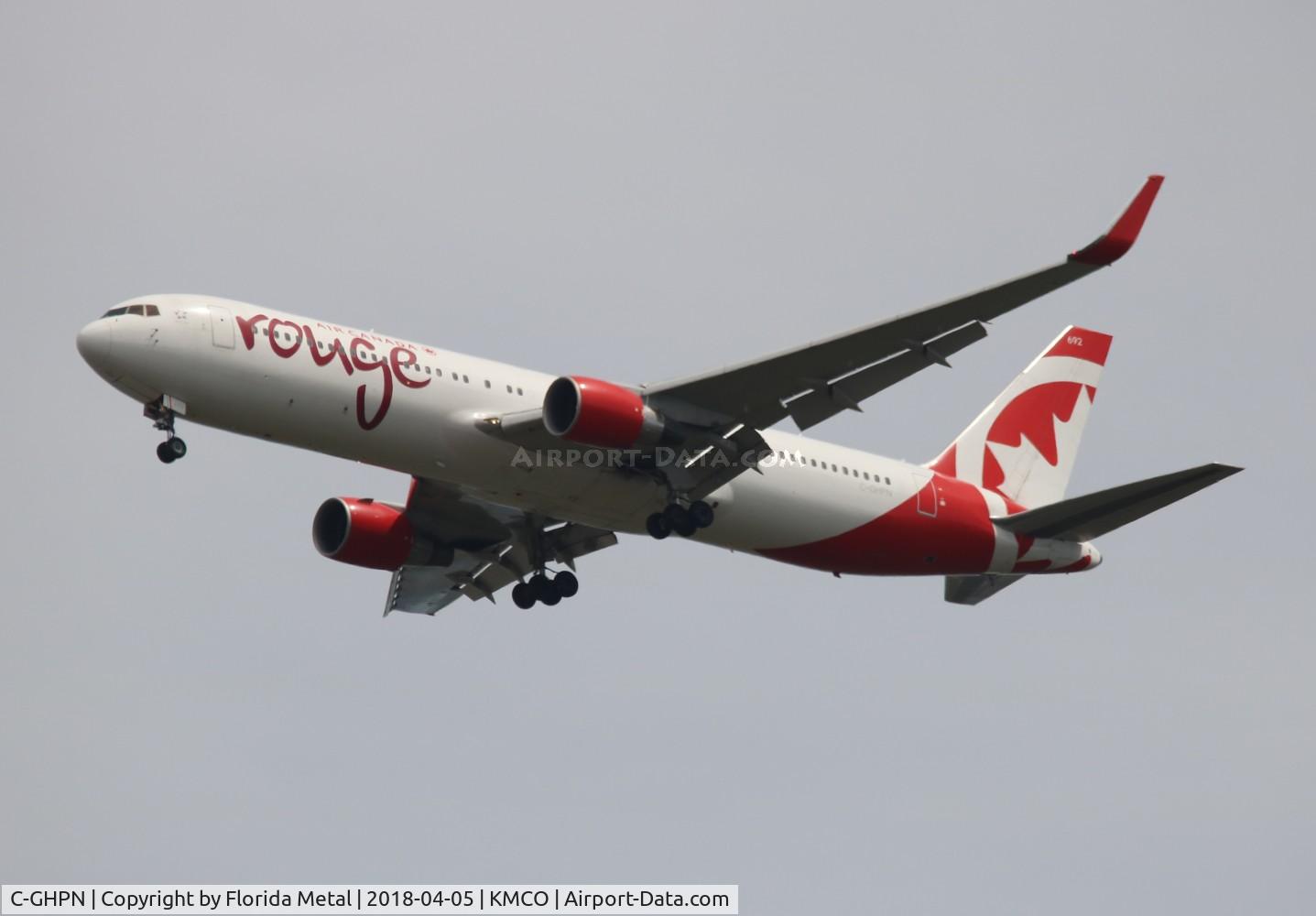 C-GHPN, 2003 Boeing 767-33A/ER C/N 33424, MCO spotting