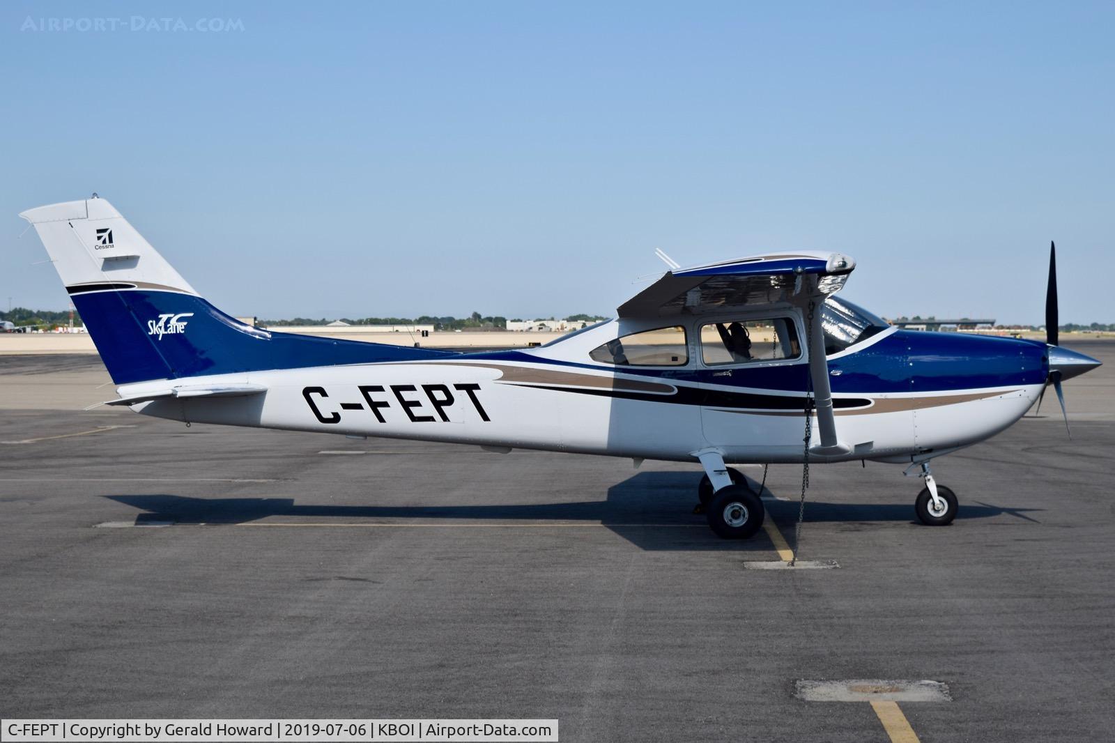 C-FEPT, 2004 Cessna T182T Turbo Skylane C/N T18208342, Parked on the north GA ramp.