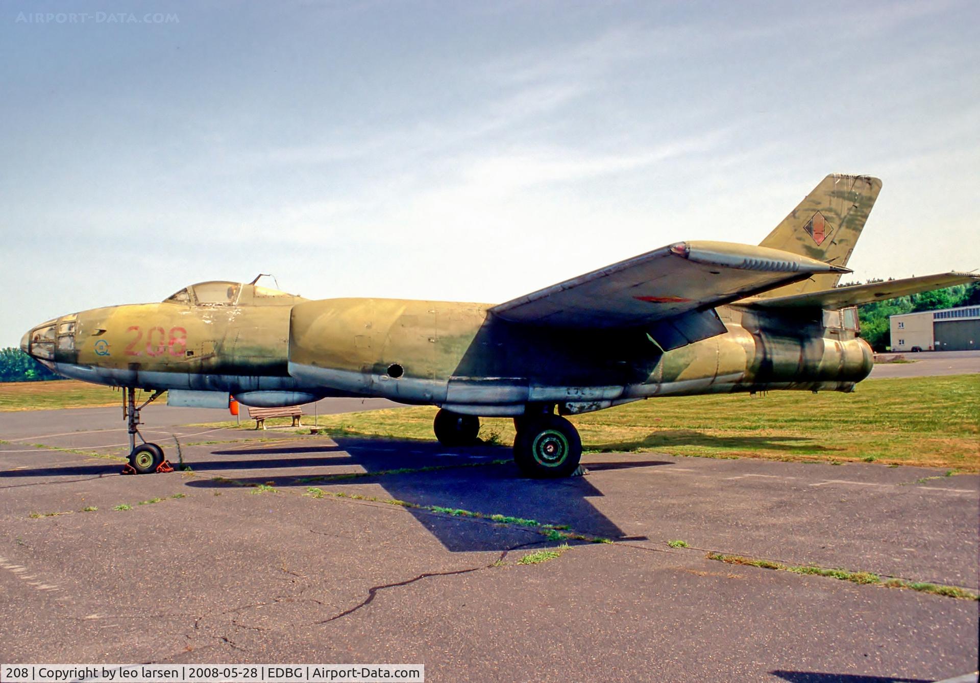208, 1955 Ilyushin Il-28 C/N 55006448, Gatow Air museum 28.5.2008