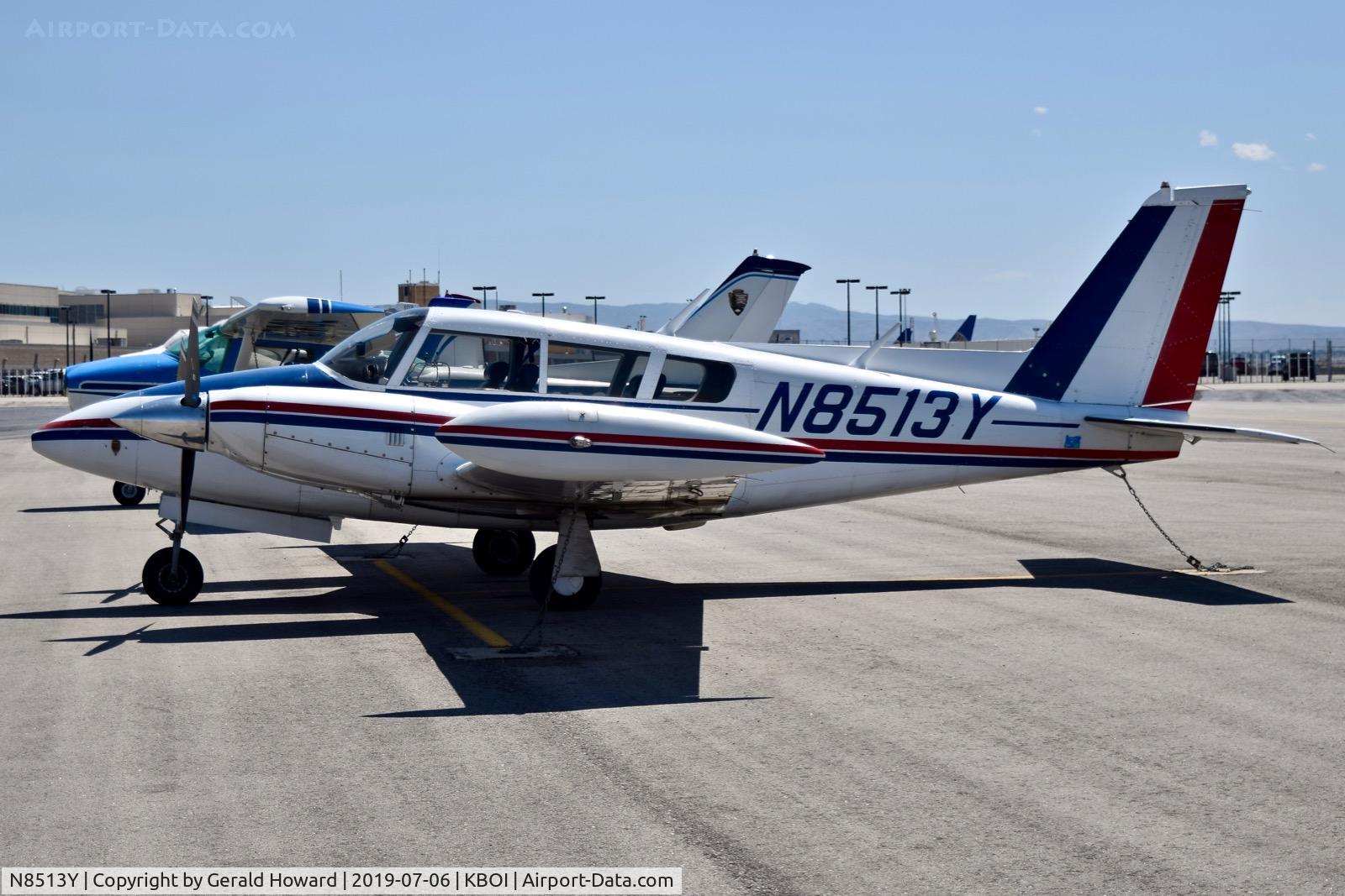 N8513Y, 1967 Piper PA-30 Twin Comanche C/N 30-1673, Parked on the north GA ramp.