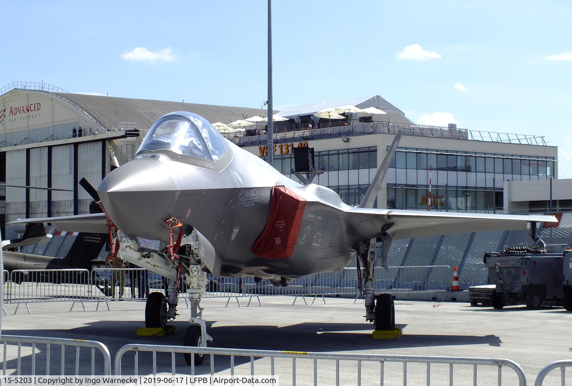 15-5203, Lockheed Martin F-35A Lightning II C/N AF-178, Lockheed Martin F-35A Lightning II of the USAF at the Aerosalon 2019, Paris
