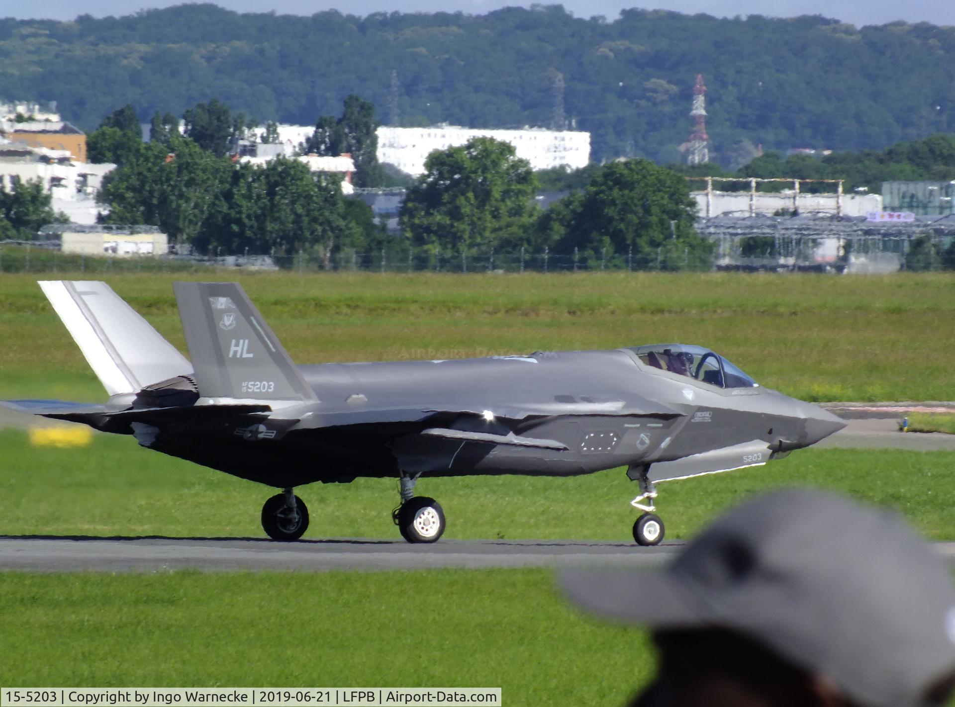15-5203, Lockheed Martin F-35A Lightning II C/N AF-178, Lockheed Martin F-35A Lightning II of the USAF at the Aerosalon 2019, Paris