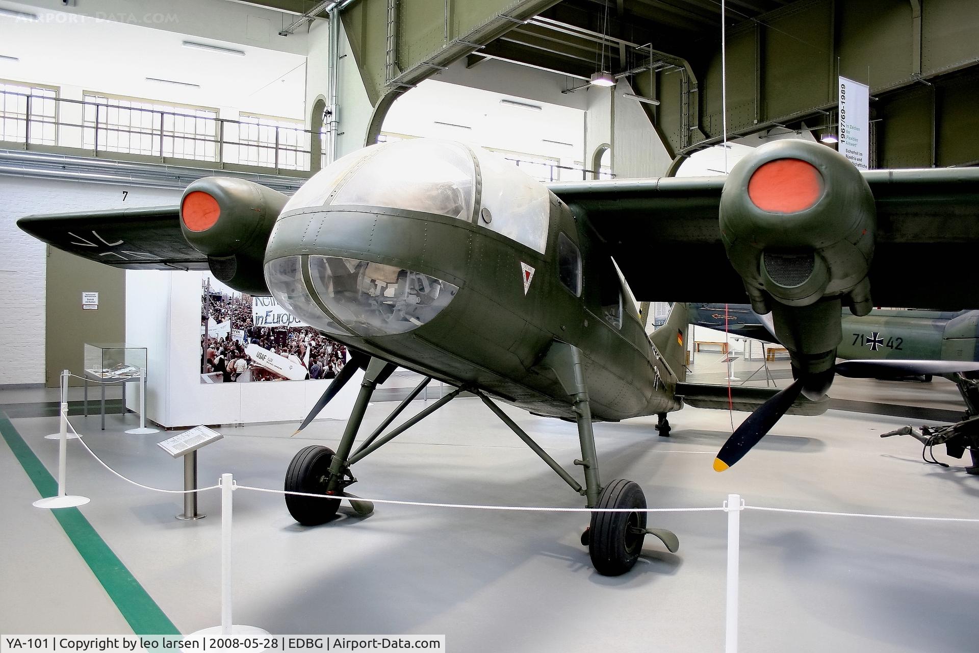 YA-101, 1958 Dornier Do-29v-1 C/N 29-001, Gatow air museum 28.5.2008