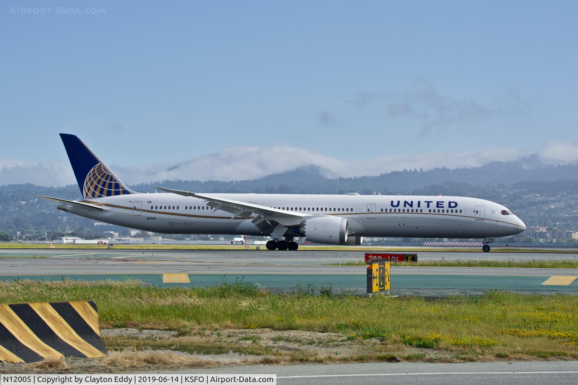 N12005, 2019 Boeing 787-10 Dreamliner Dreamliner C/N 40937, SFO 2019.