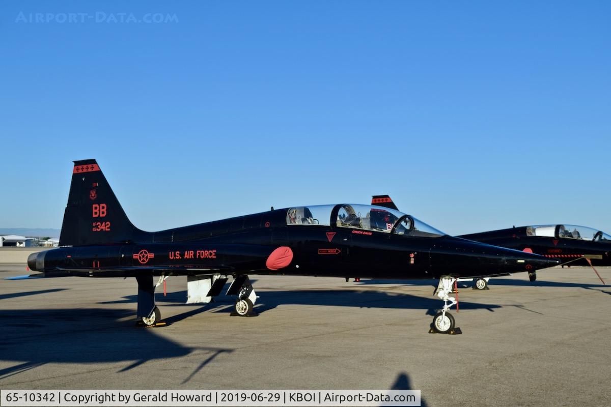 65-10342, 1965 Northrop T-38A Talon C/N N.5761, Parked on the north GA ramp.