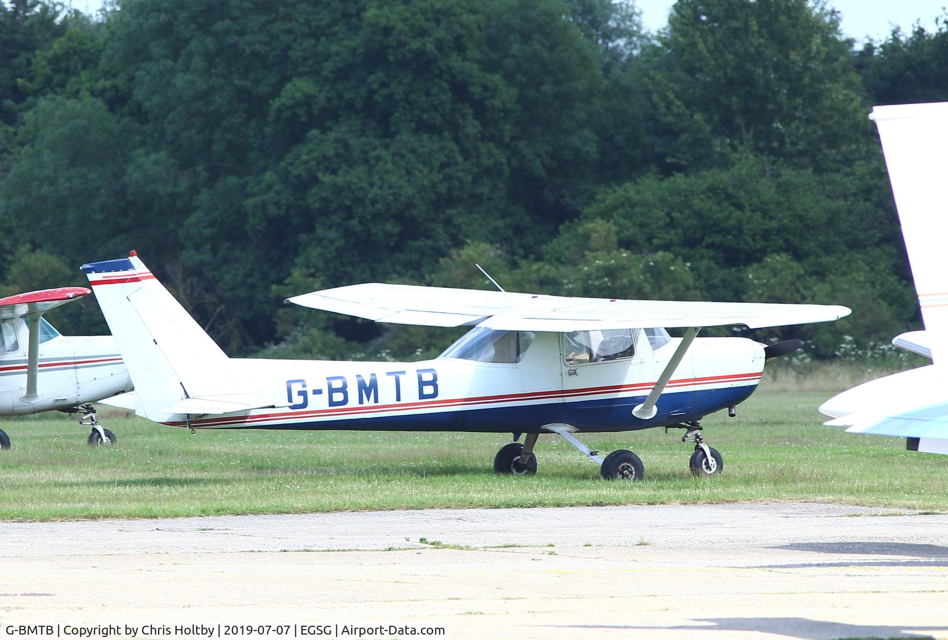 G-BMTB, 1977 Cessna 152 C/N 152-80672, Parked at Stapleford Tawney with several others owned by the local Flying Club.  