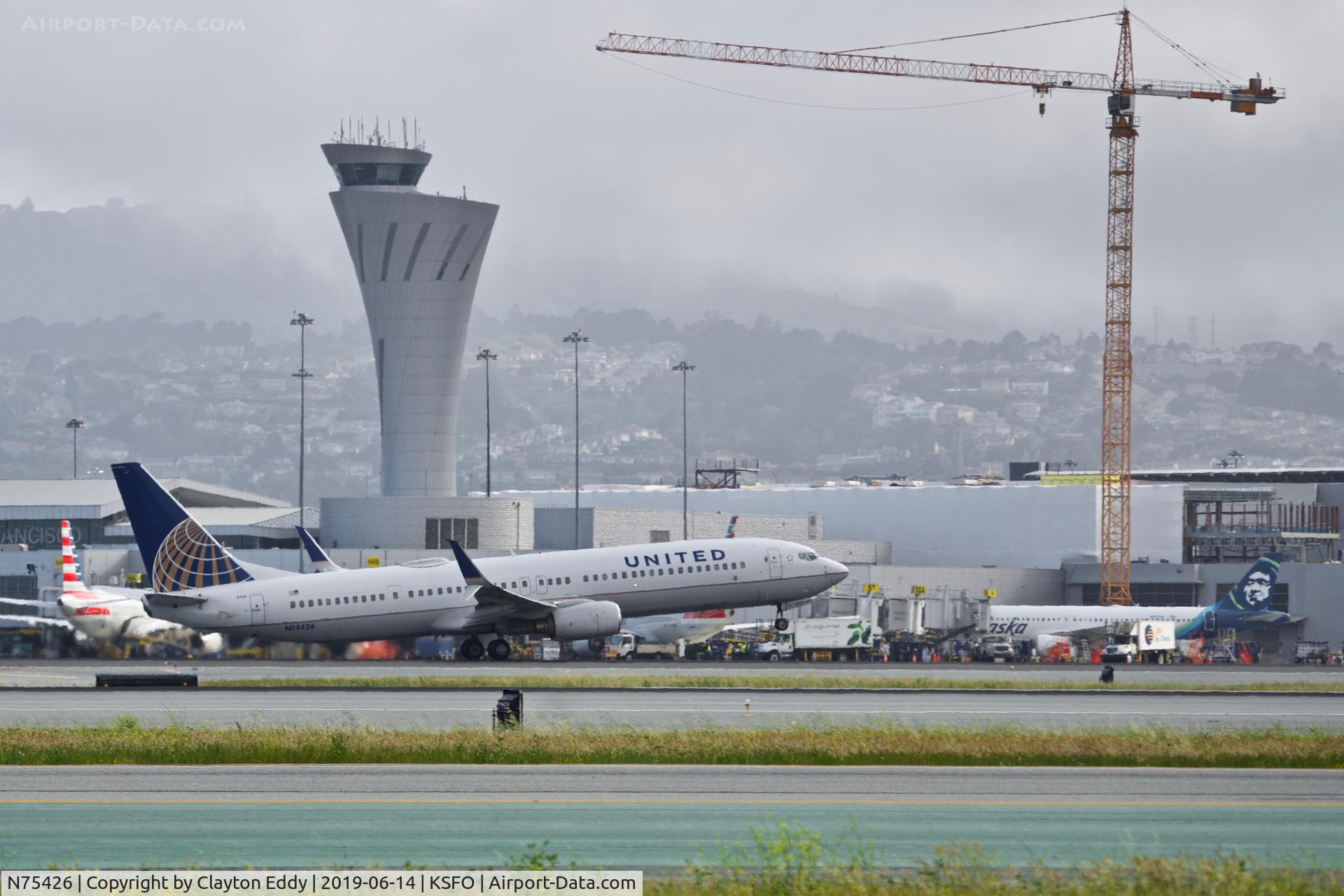 N75426, 2008 Boeing 737-924/ER C/N 31622, SFO 2019.