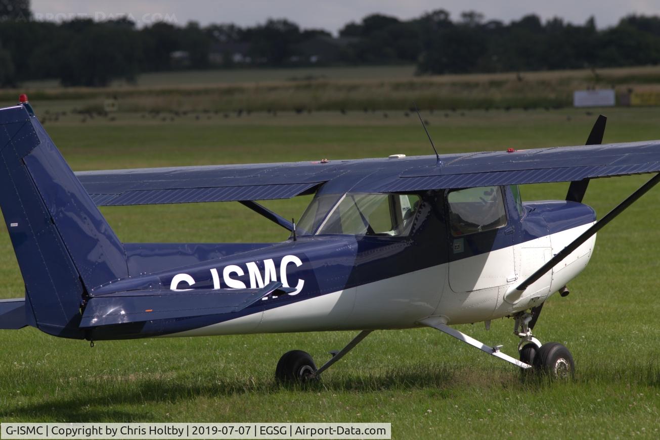 G-ISMC, 1978 Reims F152 C/N 15201468, Parked at Stapleford Tawney with several other local Flying Club aircraft.