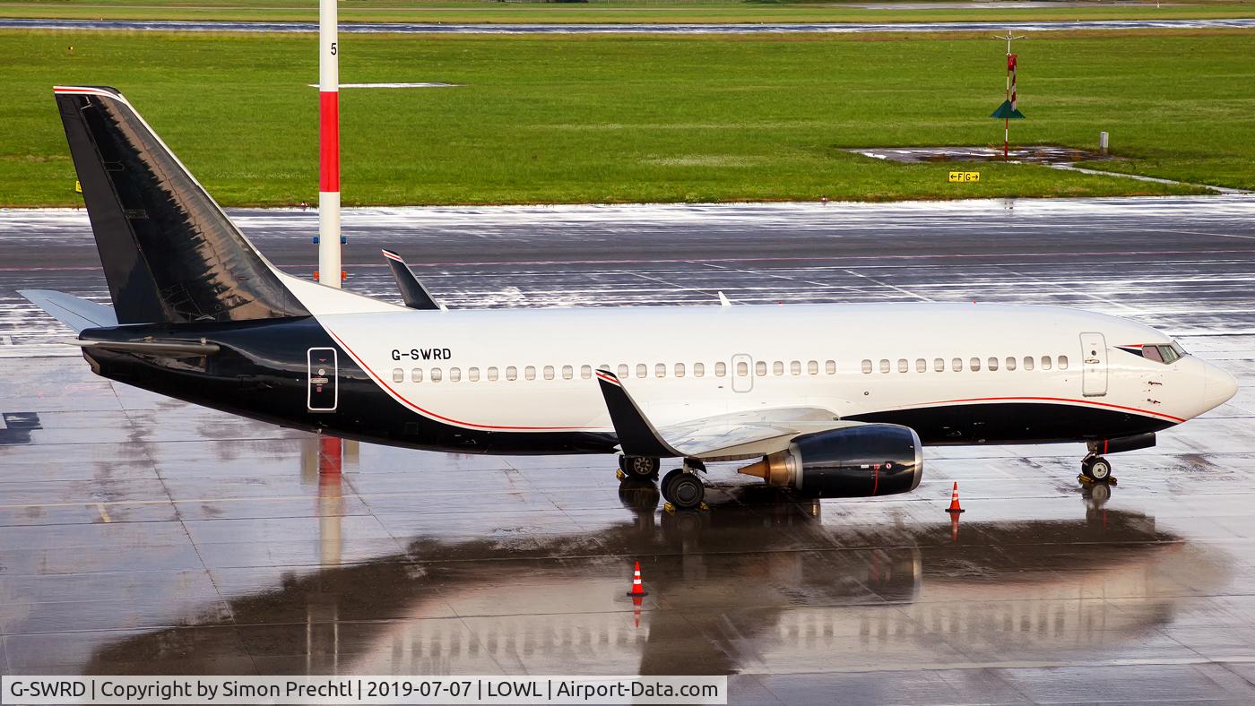 G-SWRD, 1995 Boeing 737-3L9 C/N 27834, G-SWRD @ Linz Airport