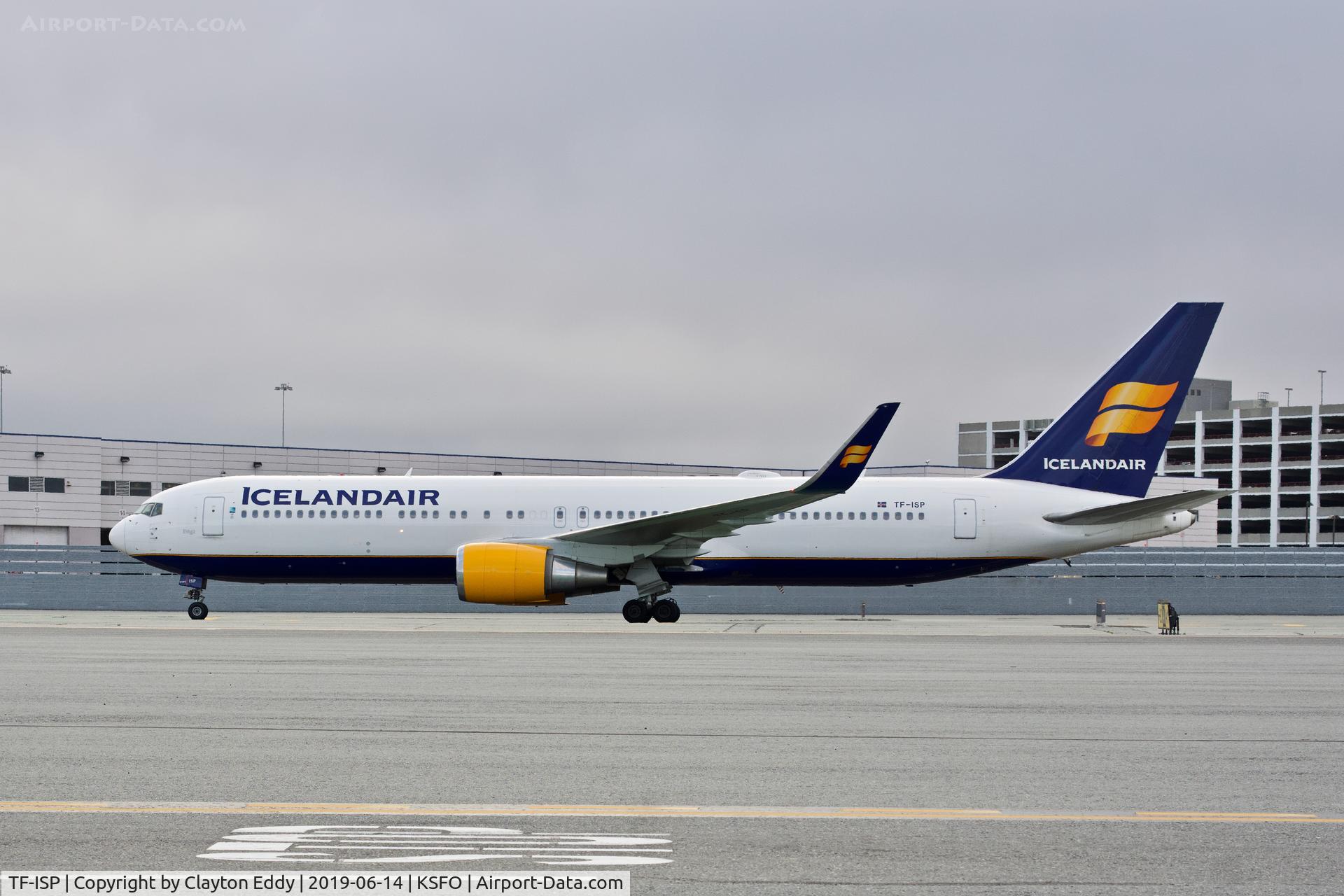 TF-ISP, 1997 Boeing 767-319/ER C/N 26971, SFO 2019.