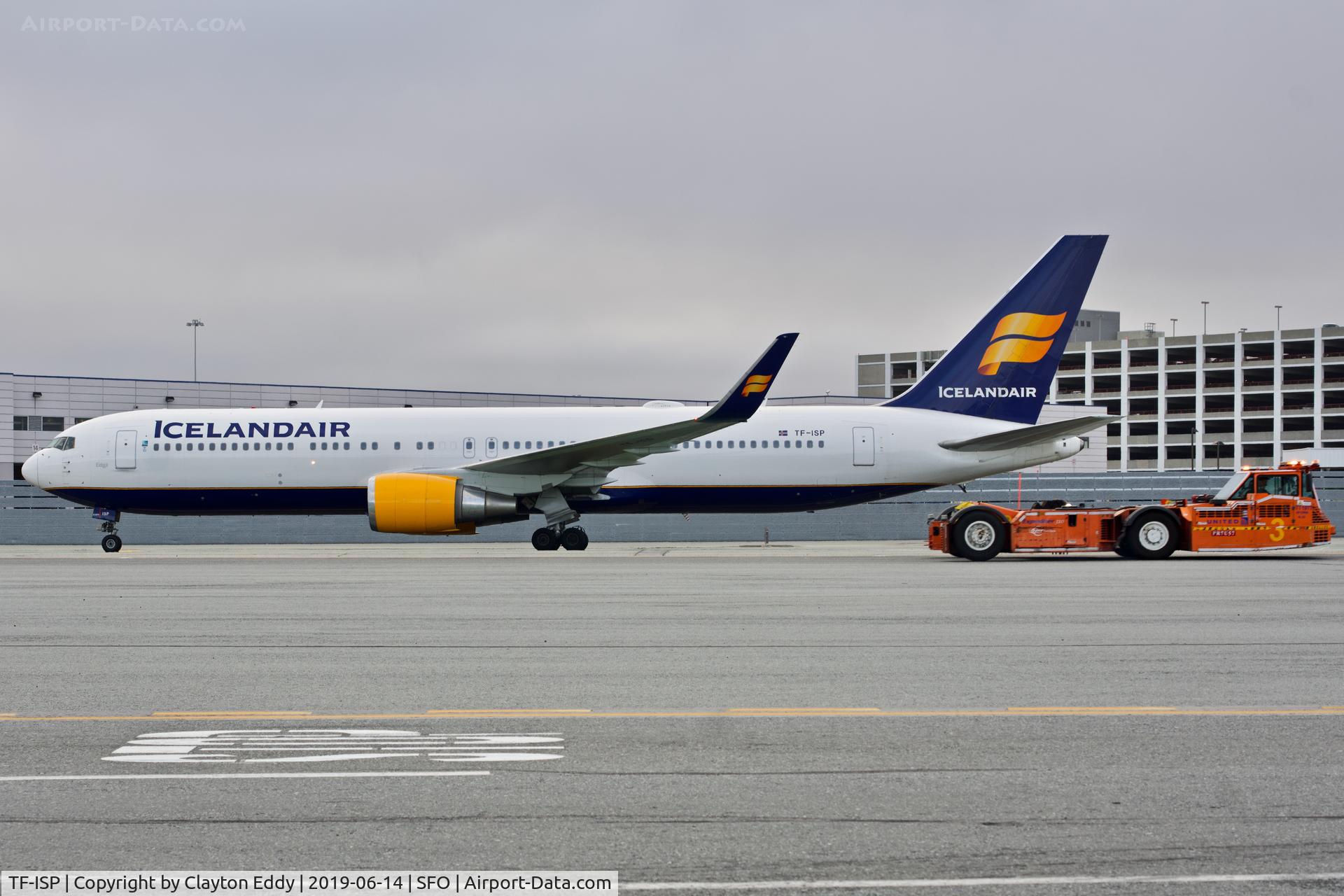 TF-ISP, 1997 Boeing 767-319/ER C/N 26971, SFO 2019.