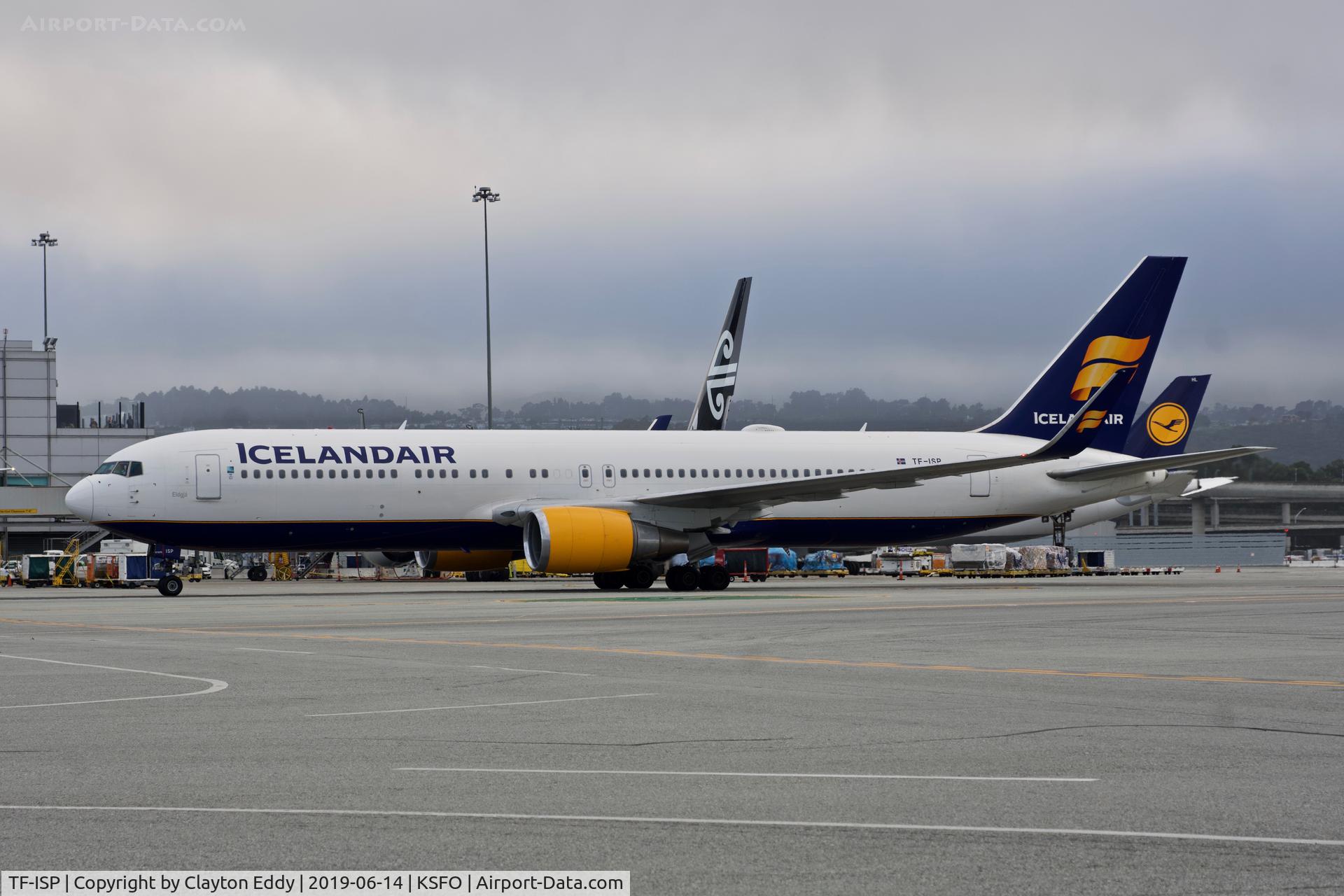 TF-ISP, 1997 Boeing 767-319/ER C/N 26971, SFO 2019.