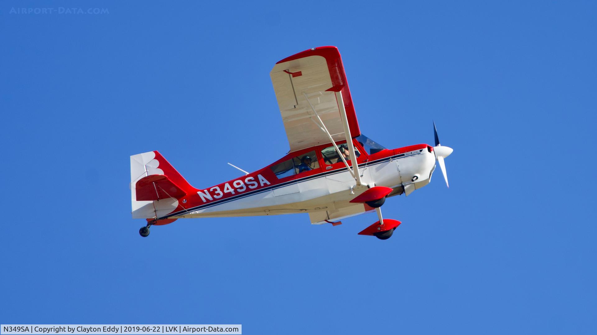 N349SA, 2006 American Champion 7GCAA Citabria C/N 508-2006, Livermore Airport California 2019.