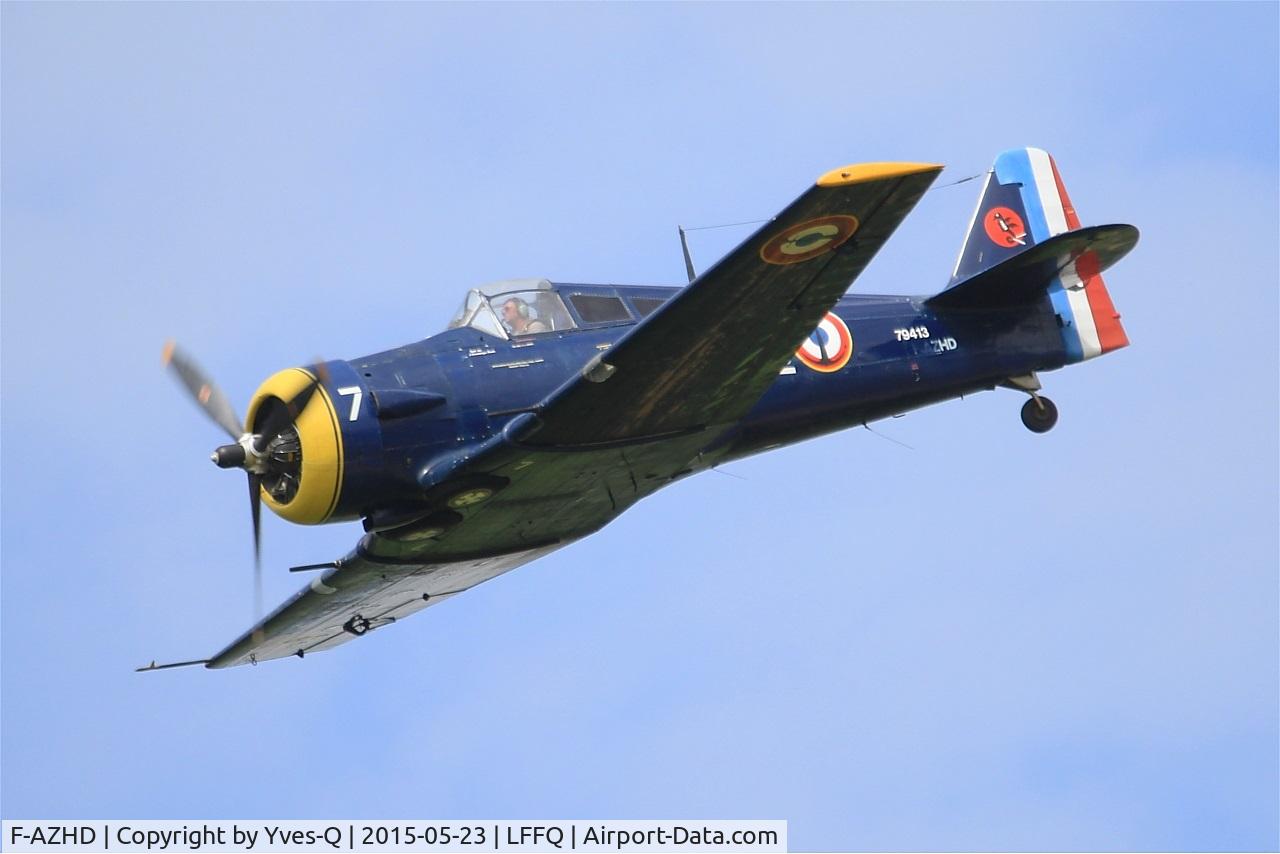 F-AZHD, North American NA-68 C/N SA-30, North American NA-68, On display, La Ferté-Alais (LFFQ) Air show 2016