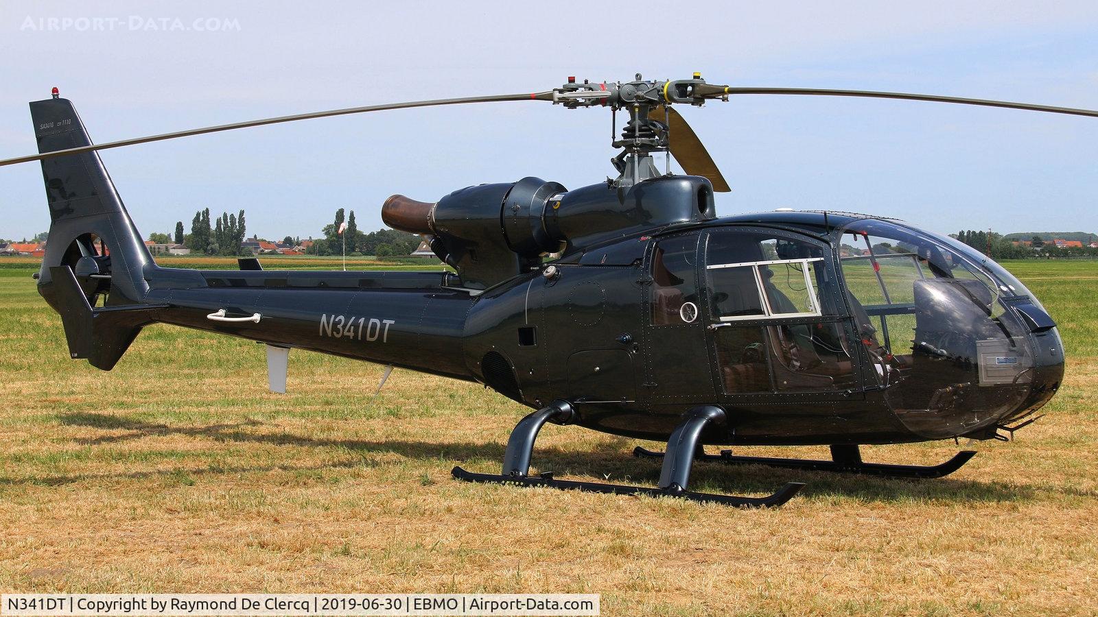N341DT, 1974 Aerospatiale SA-341G Gazelle C/N 1110, At Moorsele Fly in.