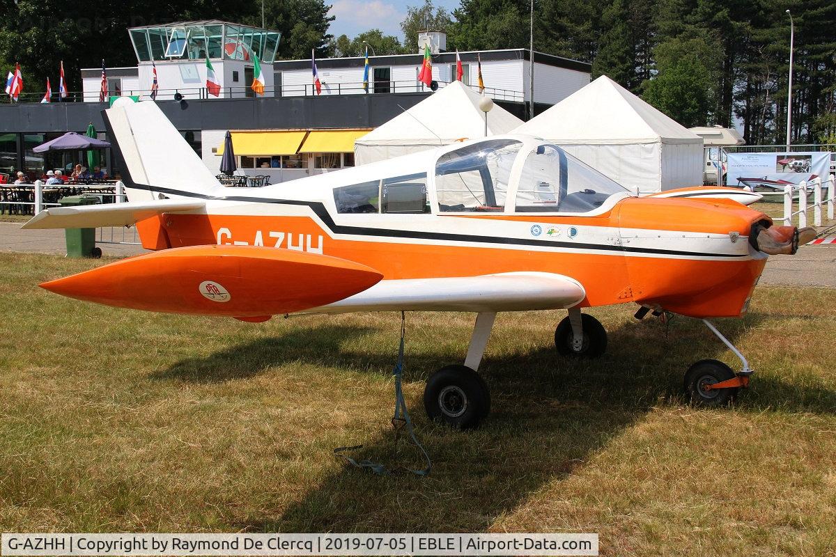 G-AZHH, 1975 Squarecraft SA102-5 Cavalier C/N PFA 1393, Experimental days at Leopoldsburg.