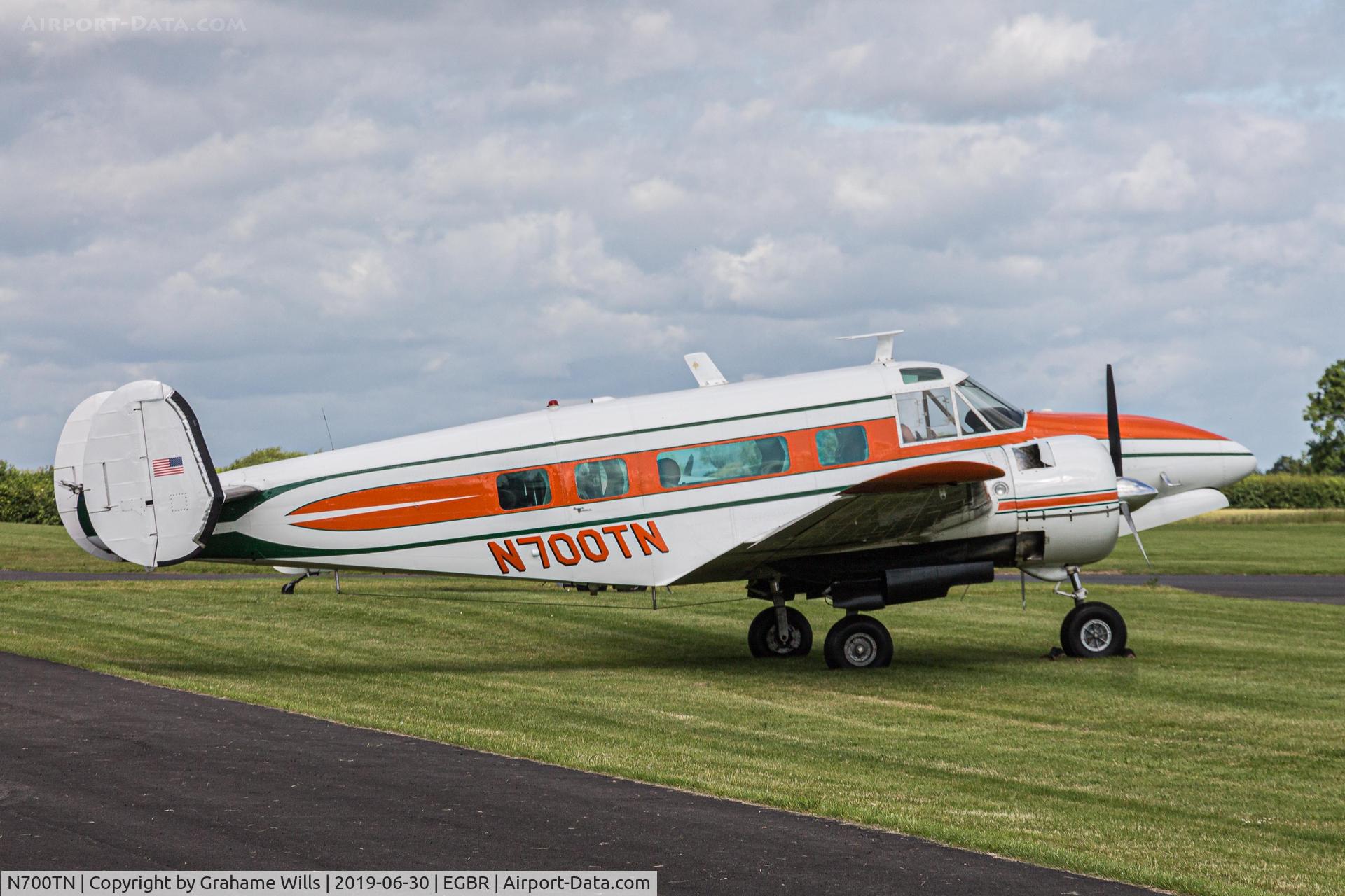 N700TN, 1964 Beech H-18 Tri-Gear C/N BA-718, Beech H-18 Tri-Gear N700TN Real Aero Inc, Breighton 30/6/19