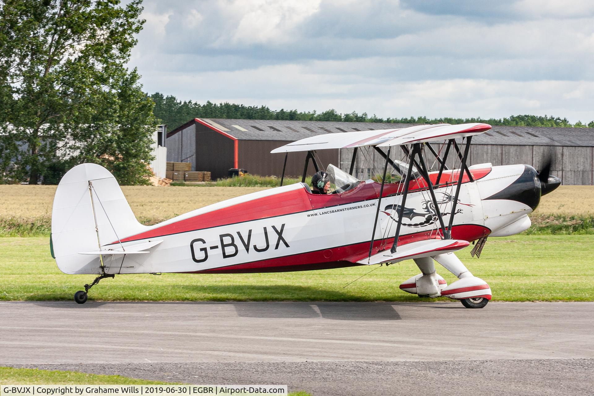 G-BVJX, 1995 Marquart MA-5 Charger C/N PFA 068-11239, Marquart MA-5 Charger G-BVJX Lancashire Barnstormers Group, Breighton 30/6/19