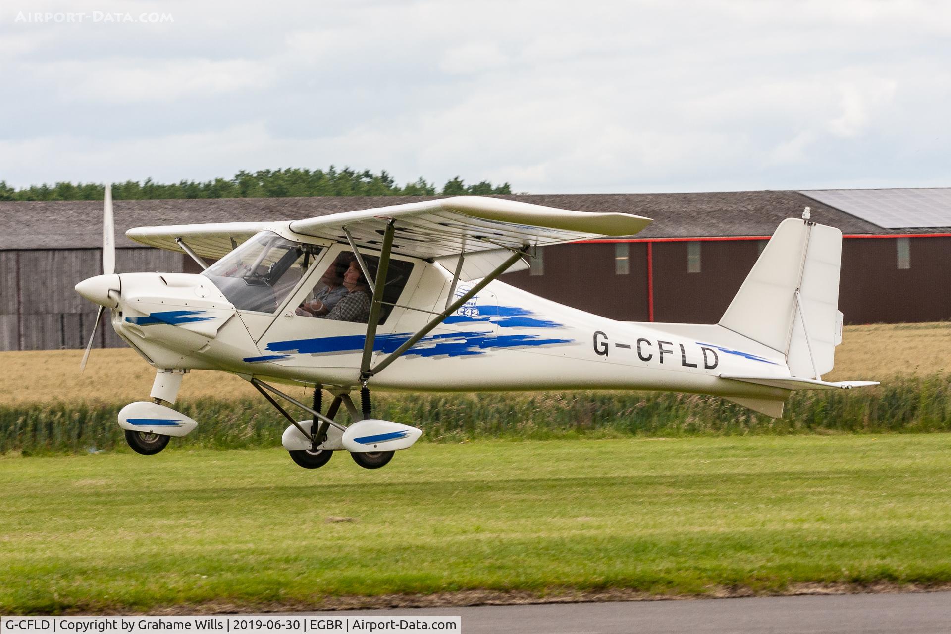 G-CFLD, 2008 Comco Ikarus C42 FB80 C/N 0807-6982, Ikarus C42 FB80 G-CFLD, Breighton 30/6/19