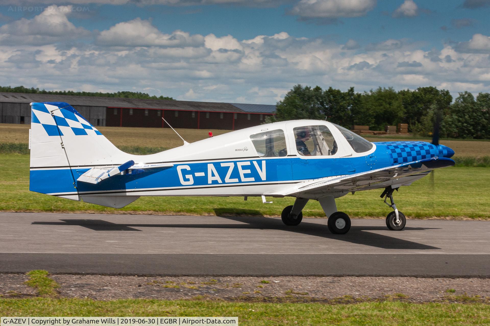 G-AZEV, 1969 Beagle B-121 Pup Series 2 (Pup 150) C/N B121-131, Beagle B121 Pup 2 G-AZEV, Breighton 30/6/19