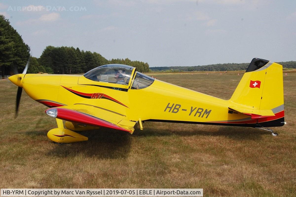 HB-YRM, 2015 Vans RV-7 C/N 74151, Experimental days 2019.