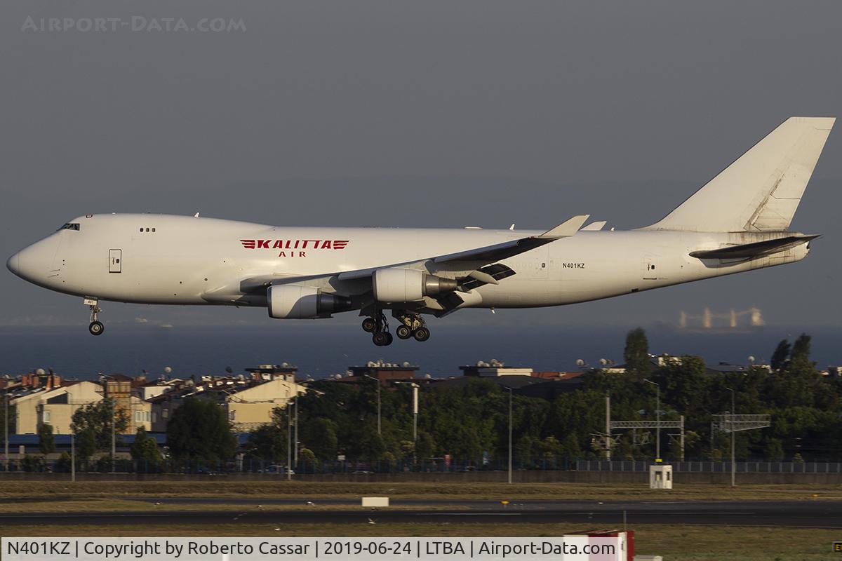 N401KZ, 2005 Boeing 747-481F (SCD) C/N 34016, Runway 05